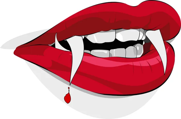 Kiss of a vampire