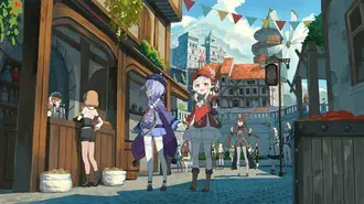 Klee & Qiqi are roaming the market in their streets | Genshin Impact  4K wallpaper