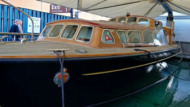 Kleine bootpark in het Royal Yacht Britannia download