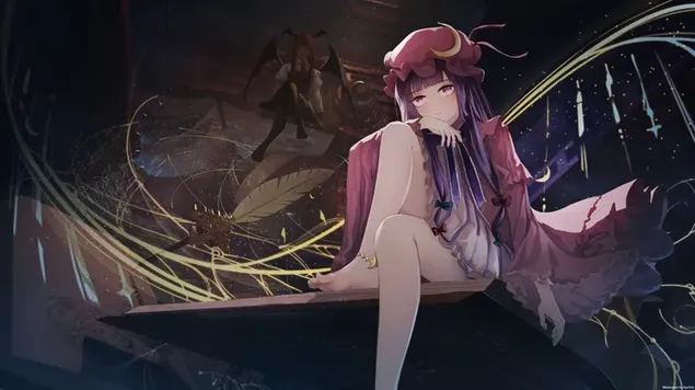 koakuma og patchouli kunnskap fra touhou nedlasting