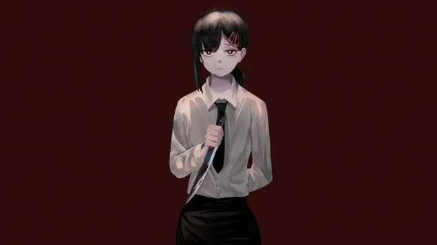 Kobeni from Chainsaw man 4K wallpaper