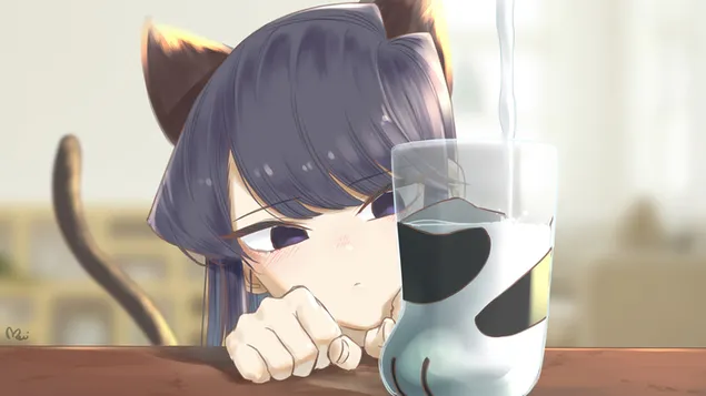 Komi 无法沟通：'Shouko Komi' 4K 壁纸