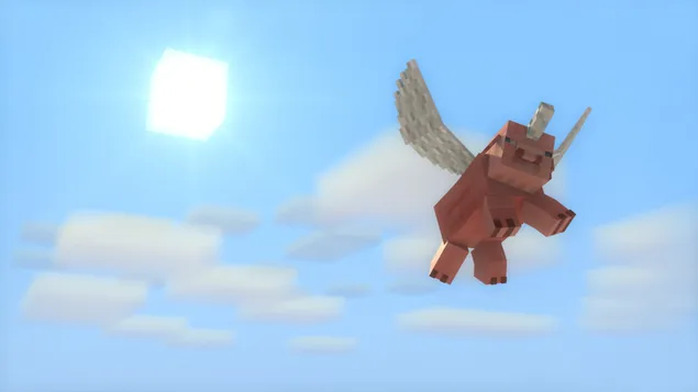 空飛ぶ豚のMinecraft