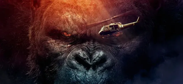 Kong Skull Island Poster  8K wallpaper