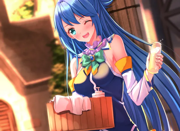 konosuba - aqua goddess lataa
