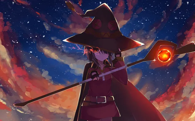 Konosuba-megumin 2K kertas dinding