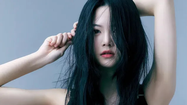 Le Sserafim (Kpop Girls Group) の韓国人モデル 'Hong Eunchae' 4K 壁紙