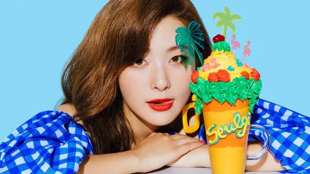 Penyanyi Korea 'Seulgi' dari Red Velvet (Kugiran K-pop) 4K kertas dinding