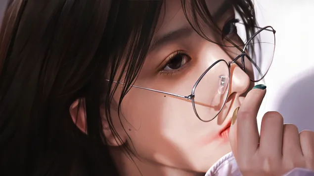 Den koreanske singer-songwriter Lee Ji-eun kunstnerisk tegning download
