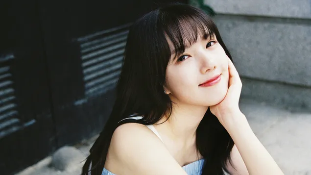 korealainen laulaja 'yerin' 'gfriend':sta (k-pop band) lataa