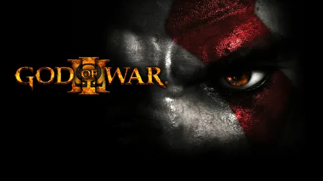 Kratos oog se wraak videospeletjies god van oorlog plakkaat 2K muurpapier