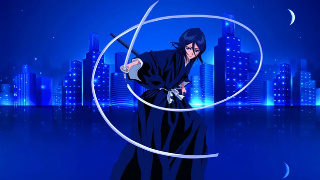 Páipéar balla Kuchiki RukiaHD