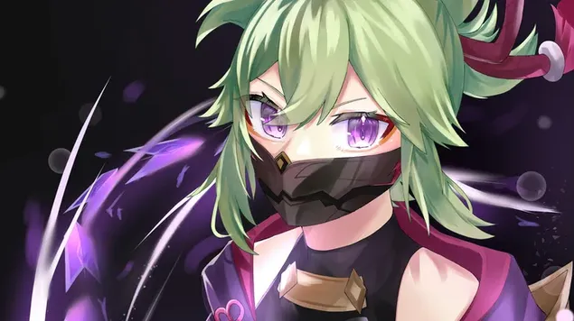 Kuki Shinobu (Fanart) : Genshin Impact (Anime Video Game) 4K 壁紙