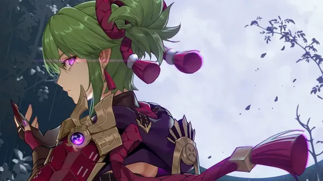 Kuki Shinobu - Genshin Impact（動漫電子遊戲） 4K 壁紙
