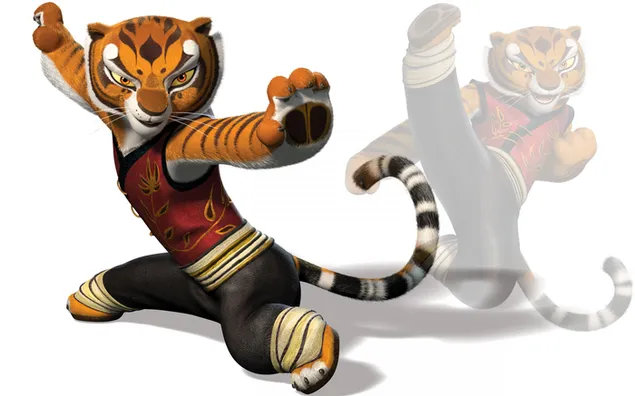 Kung-Fu-Panda-Tiger-Kampftraining