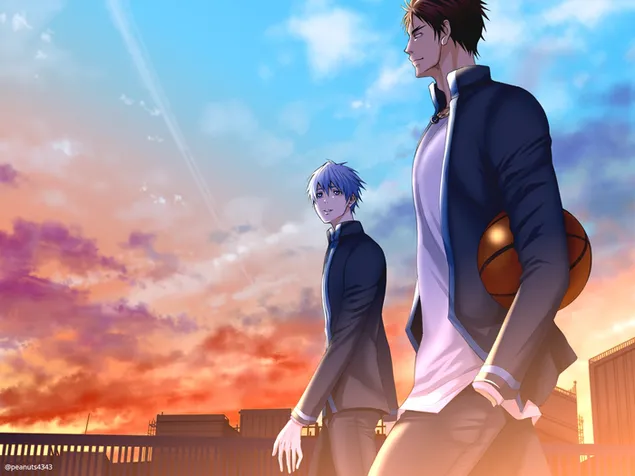 黑子籃球 - 黑子哲也 & Taiga Kagami 2K 壁紙