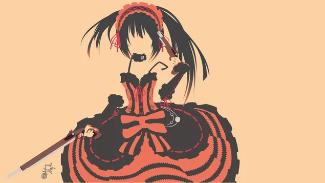 Kurumi Tokisaki Shoot Date A Live Live Wallpaper  MoeWalls