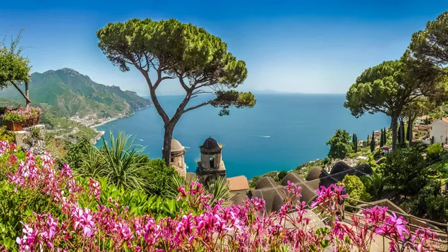 Küste von Amalfi, Italien