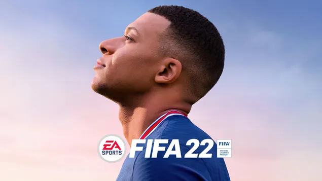Kylian Mbappé | FIFA 22 (videogame) 4K achtergrond