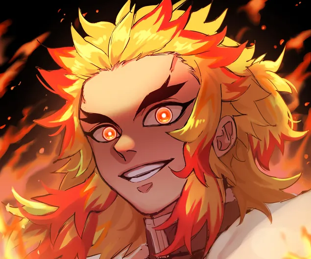 kyojuro rengoku me photia - dolophonos daimonon kimetsu no yaiba lepse