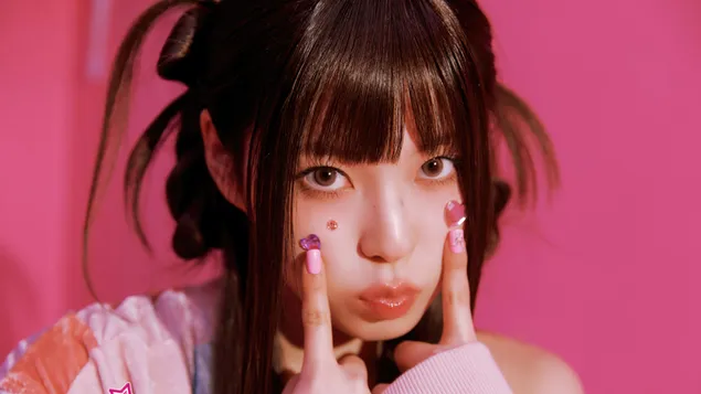 Kyujin من NMIXX (فرقة Kpop) | شاب ، غبي ، غبي تصوير MV 4K خلفية