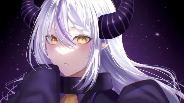 La+ Darkness from Virtual youtuber 2K wallpaper