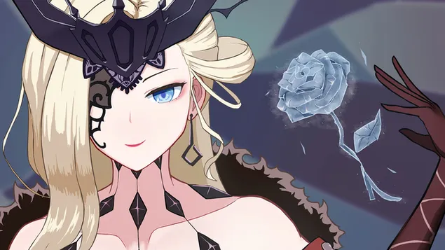 ラシニョーラ（クライオキャラクター）-原神インパクト（アニメビデオゲーム） 4K 壁紙