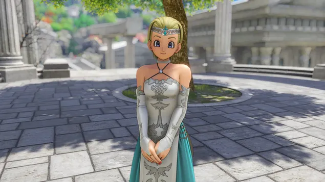 Lady Serena de Dragon Quest XI 4K fondo de pantalla
