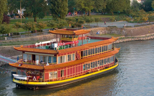 Lake agtergrond HD muurpapier