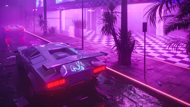Lamborghini-Auto-Neon herunterladen