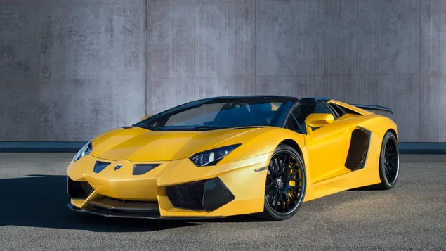 Lamborghini aventador amarillo descargar