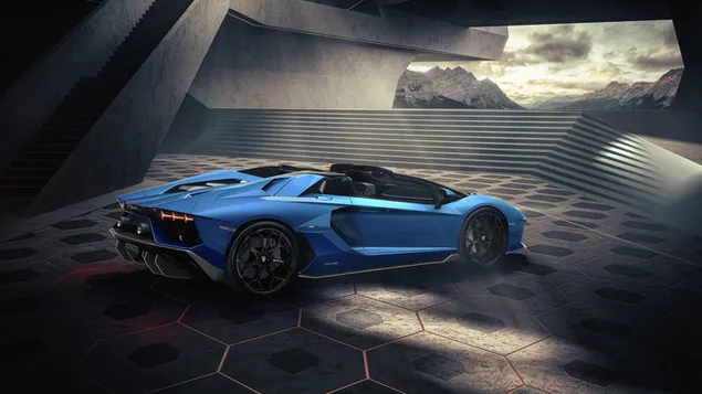 Ảnh bên hông Lamborghini Aventador LP780-4 Ultimae Roadster 2022 tải xuống