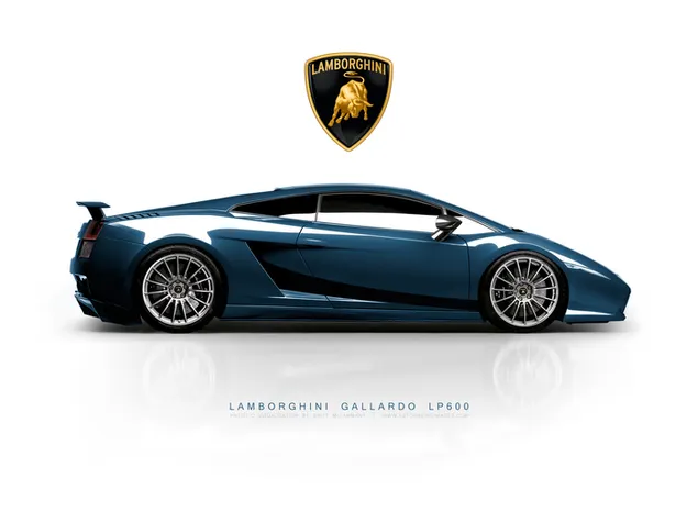 Muat turun Lamborghini Gallardo LP600 biru