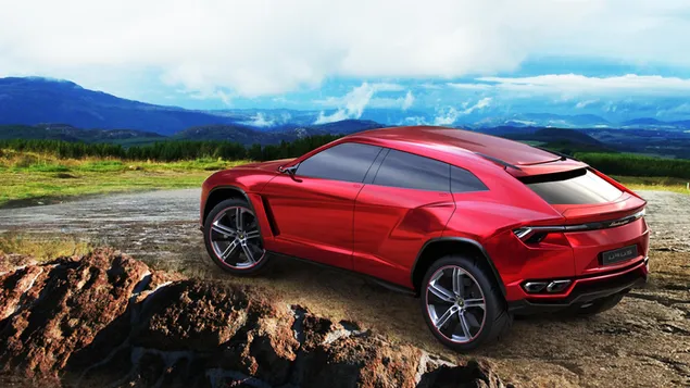 Model Lamborghini Urus 2018 4K kertas dinding