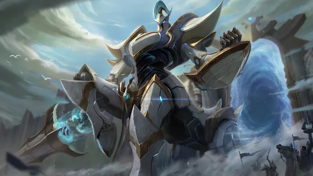 Lancer Zero 'Hecarim' - League of Legends (LOL) 4K muurpapier