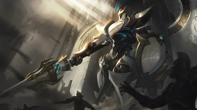 Lancer Zero 'Hecarim' Splash Art - League of Legends [LOL] 4K wallpaper