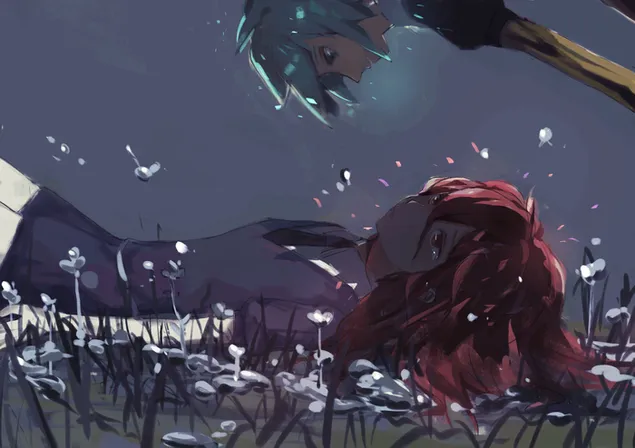 سرزمین درخشان - فسفوفیلیت و سینابار کاغذدیواری  2K