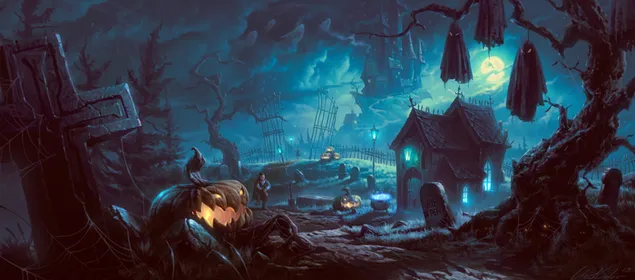 Landschap Halloween