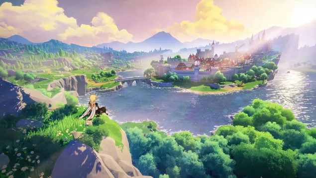 Landscape Scenery - Genshin Impact (Anime Video Game) download
