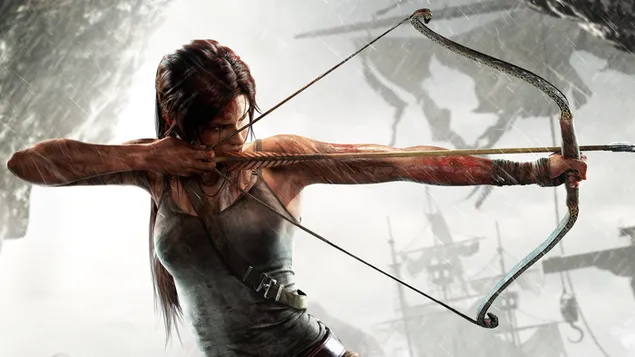 zaidimas ,,lara croft tomb raider square enix'' (,,archer girl'') atsisiusti