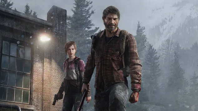 Páipéar balla Last of Us - Cluiche Uafáis2K