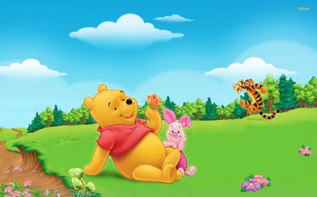 Latar belakang Winnie the pooh unduhan