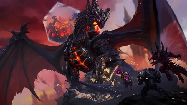 Lava Dragon - World of Warcraft (WoW) 4K wallpaper
