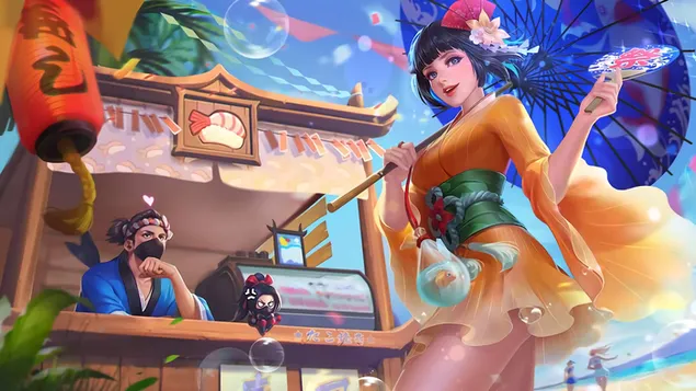 Lễ hội mùa hè 'Kagura' với Sushi Master 'Hayabusa' - Mobile Legends (ML) tải xuống
