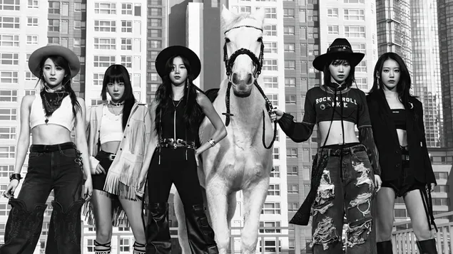 le sserafim kl hkhbrym - unforgiven mv (desty amber vers.) shoot hvrd