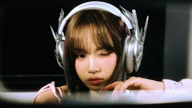 צ'אוון של LE SSERAFIM בצילומי MV לילה מושלם 4K טפט