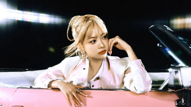 Шпалери Eunchae від LE SSERAFIM для ідеальної нічної зйомки MV 4K