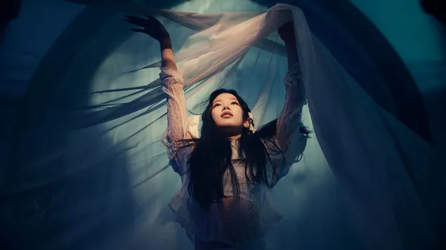 Kazuha של LE SSERAFIM | צילום אלבום קל 4K טפט