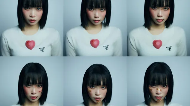 LE SSERAFIM's Kazuha for Unforgiven MV [Bloody Rose Vers.] Shoot 4K wallpaper