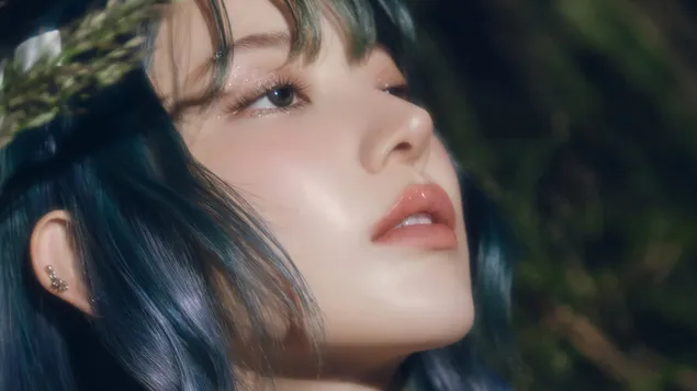 le sserafimyi sakura in iji aelbeom(featherly lotus ver.) cwalyeong daunrodeu